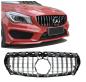 Preview: Kühlergrill schwarz chrom passt an Mercedes W117 CLA 13-16 Sport-Panamericana GT